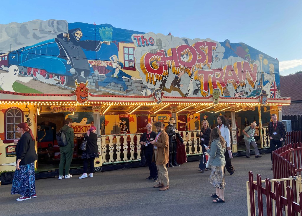 The exterior of the vintage ghost train ride at the Black Country Living Museum. Image credit: Ian Lacey. 